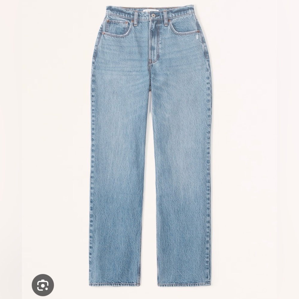 Abercrombie “The Loose” high rise jean